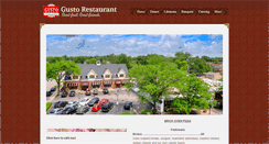 Desktop Screenshot of gustorestaurant.com