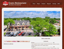 Tablet Screenshot of gustorestaurant.com